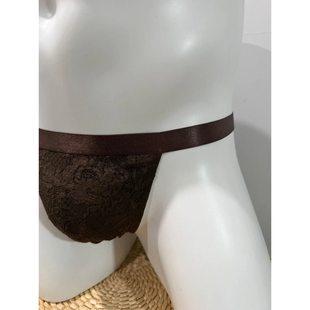 Cosabella Never Say Never Italian Thong Uno Lace Men's Made in Italy Size XL